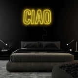 "Ciao" LED Neon Sign Schriftzug - NEONEVERGLOW