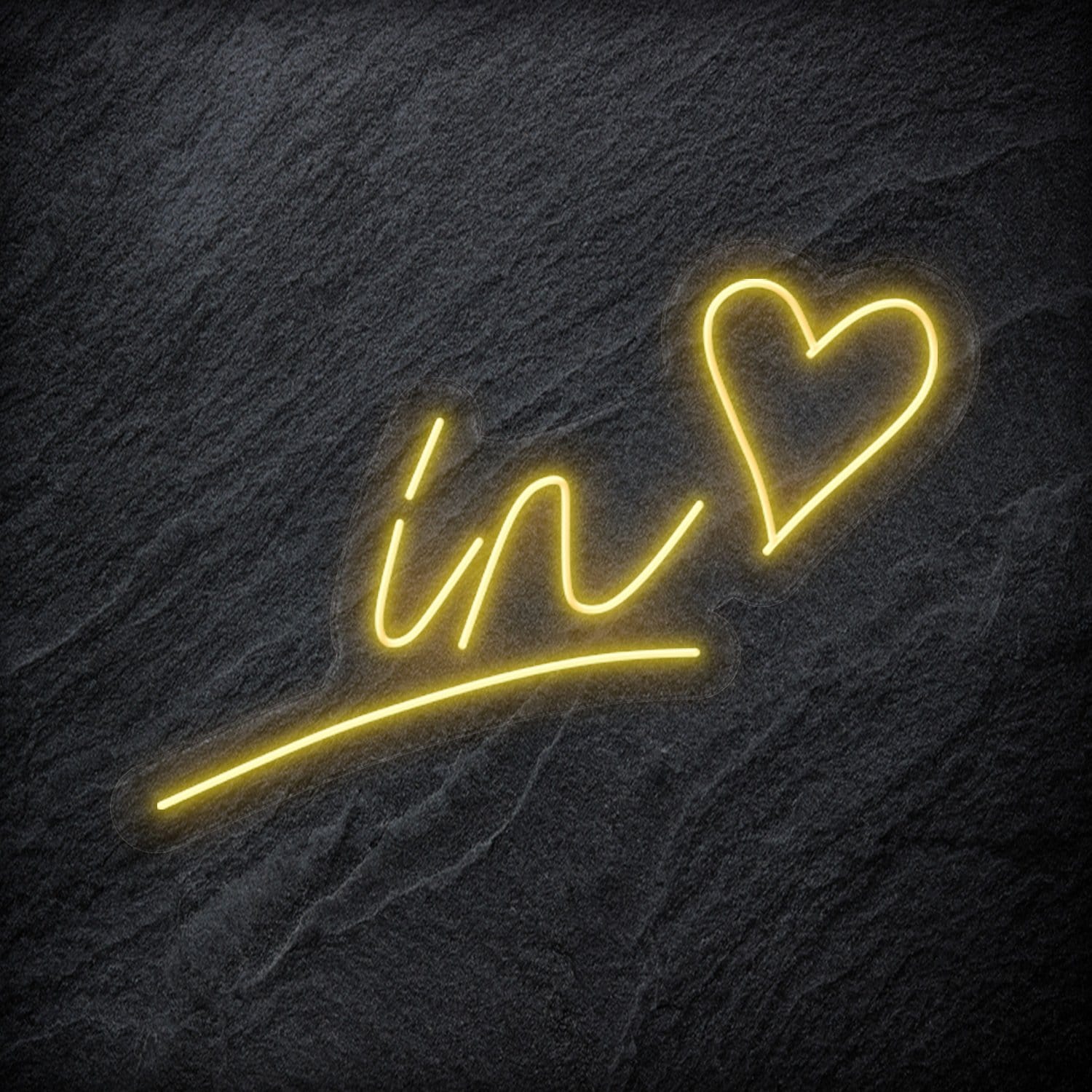 " In Love" LED Neonschild - NEONEVERGLOW