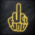 " F " LED Neonschild Schriftzug Sign - NEONEVERGLOW