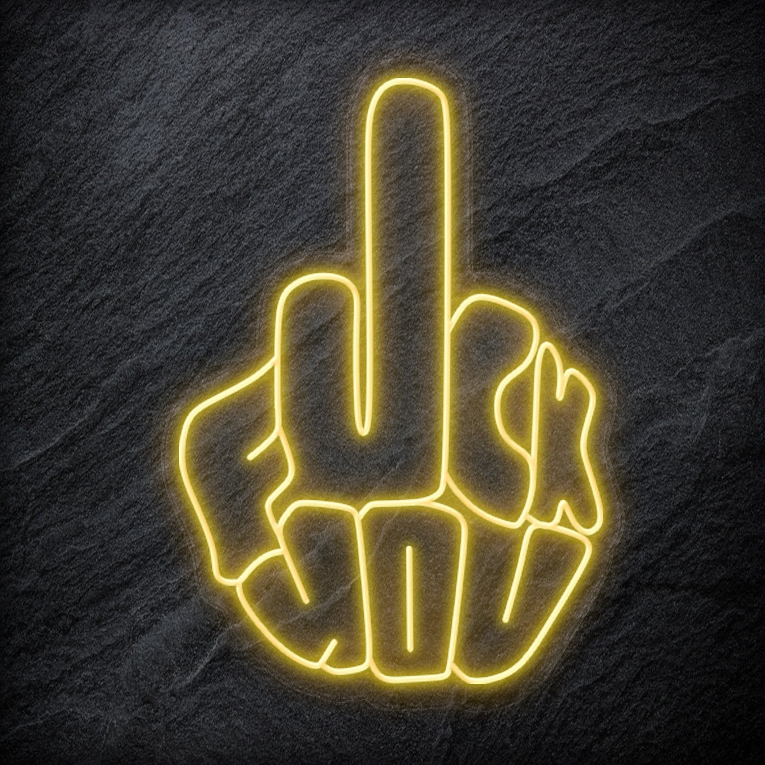 " F " LED Neonschild Schriftzug Sign - NEONEVERGLOW