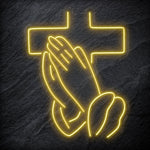 "Pray" LED Neonschild Sign Schriftzug - NEONEVERGLOW