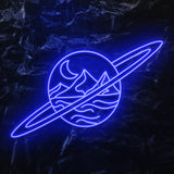 " Welt" LED Neonschild - NEONEVERGLOW