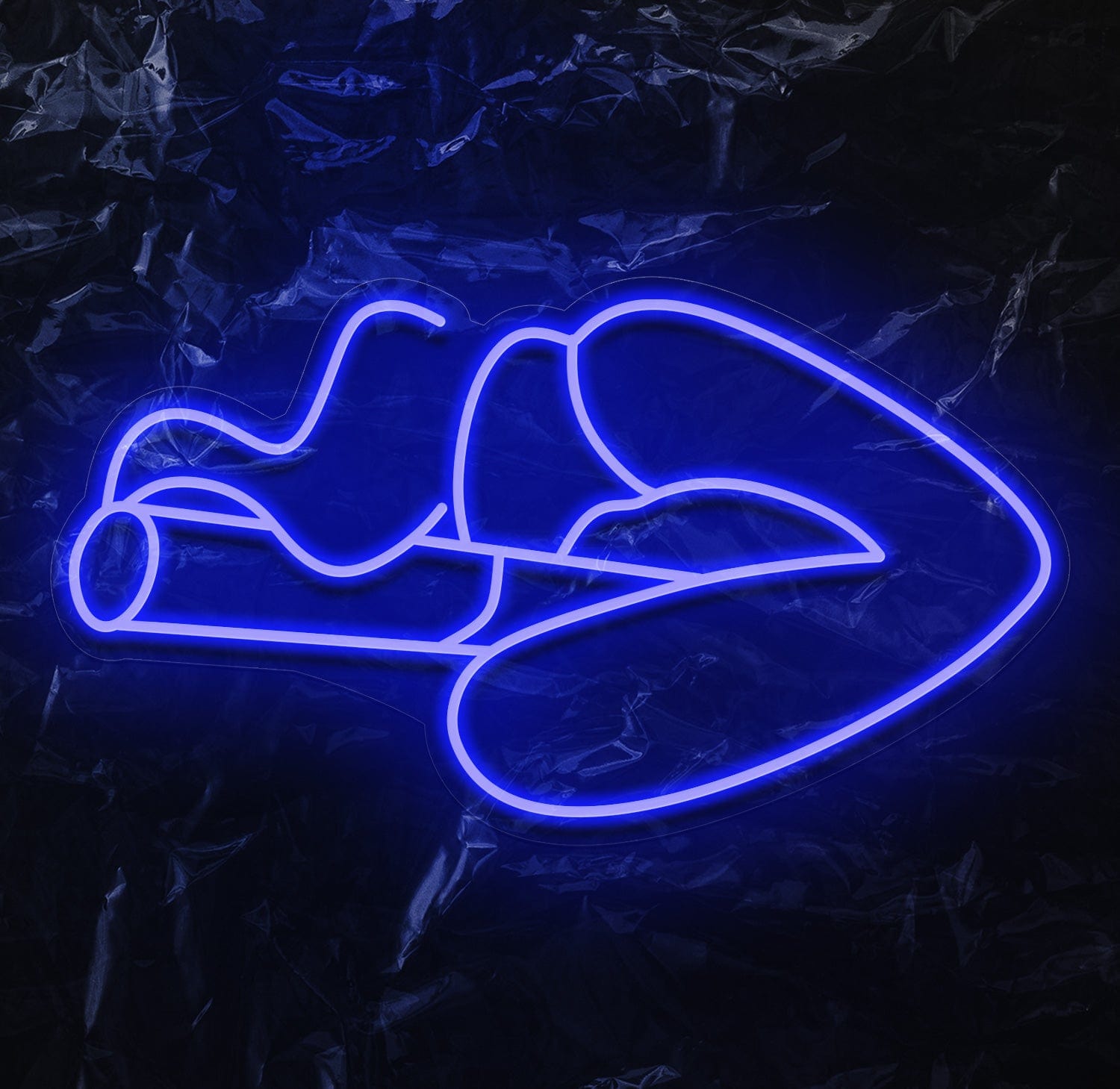 " Red Lips" LED Neonschild - NEONEVERGLOW