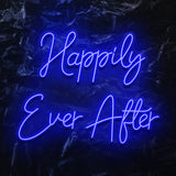 " Happily Ever After" LED Neon Schriftzug - NEONEVERGLOW