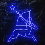 "Pfeilschütze" LED Neonschild - NEONEVERGLOW