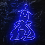 " Kleid" LED Neonschild - NEONEVERGLOW