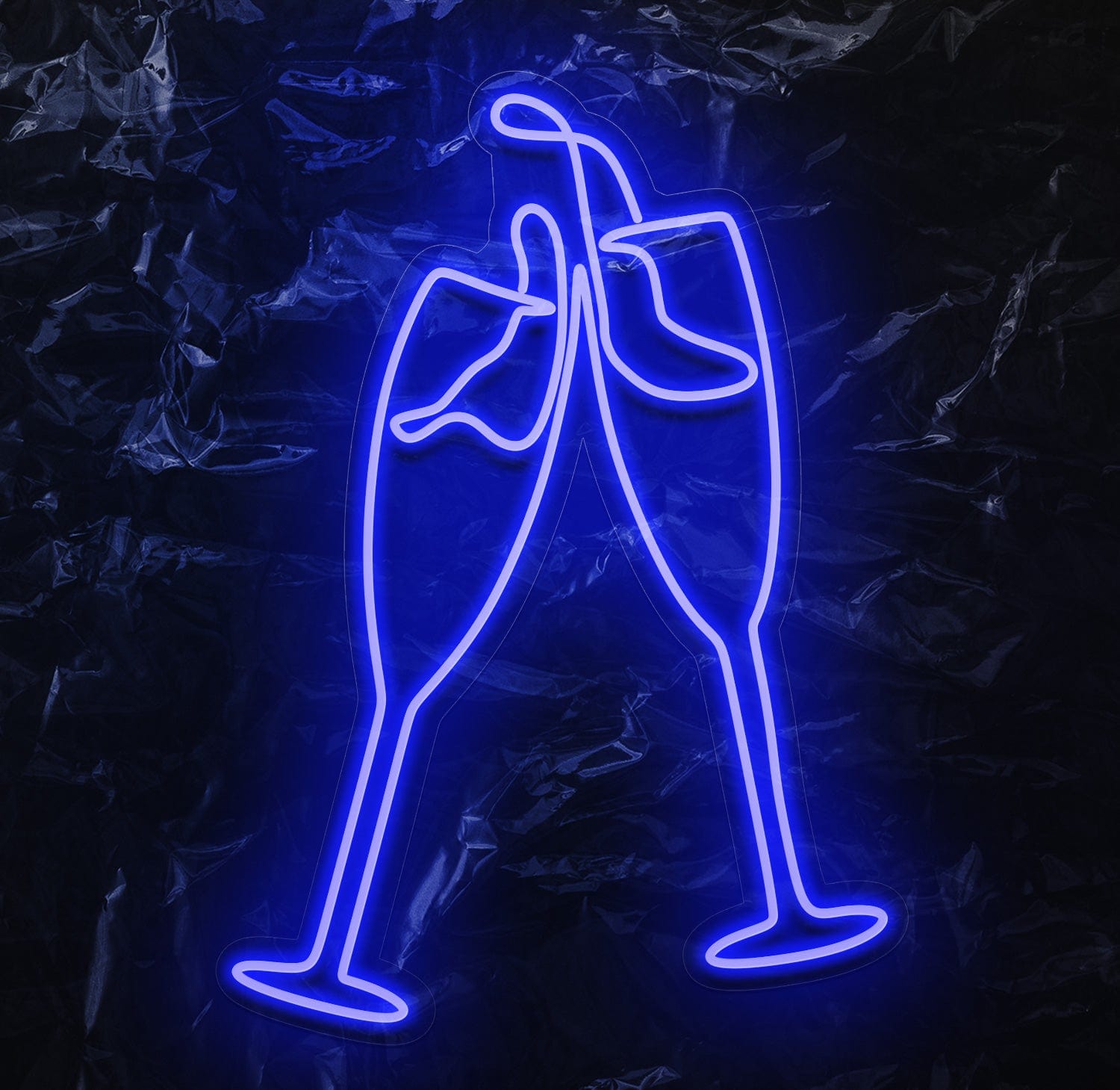 " Sektglas " LED Neonschild - NEONEVERGLOW