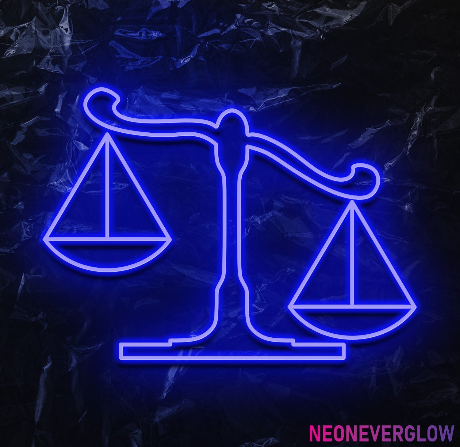 " Waage" LED Neonschild - NEONEVERGLOW