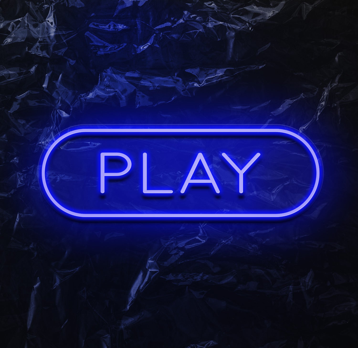 " Play" LED Neonschild - NEONEVERGLOW