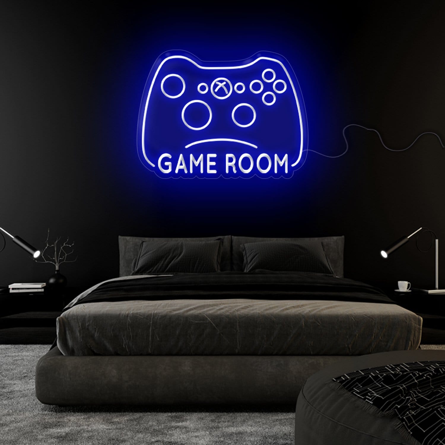 "Game Room" LED Gaming Neonschild Schriftzug Sign - NEONEVERGLOW