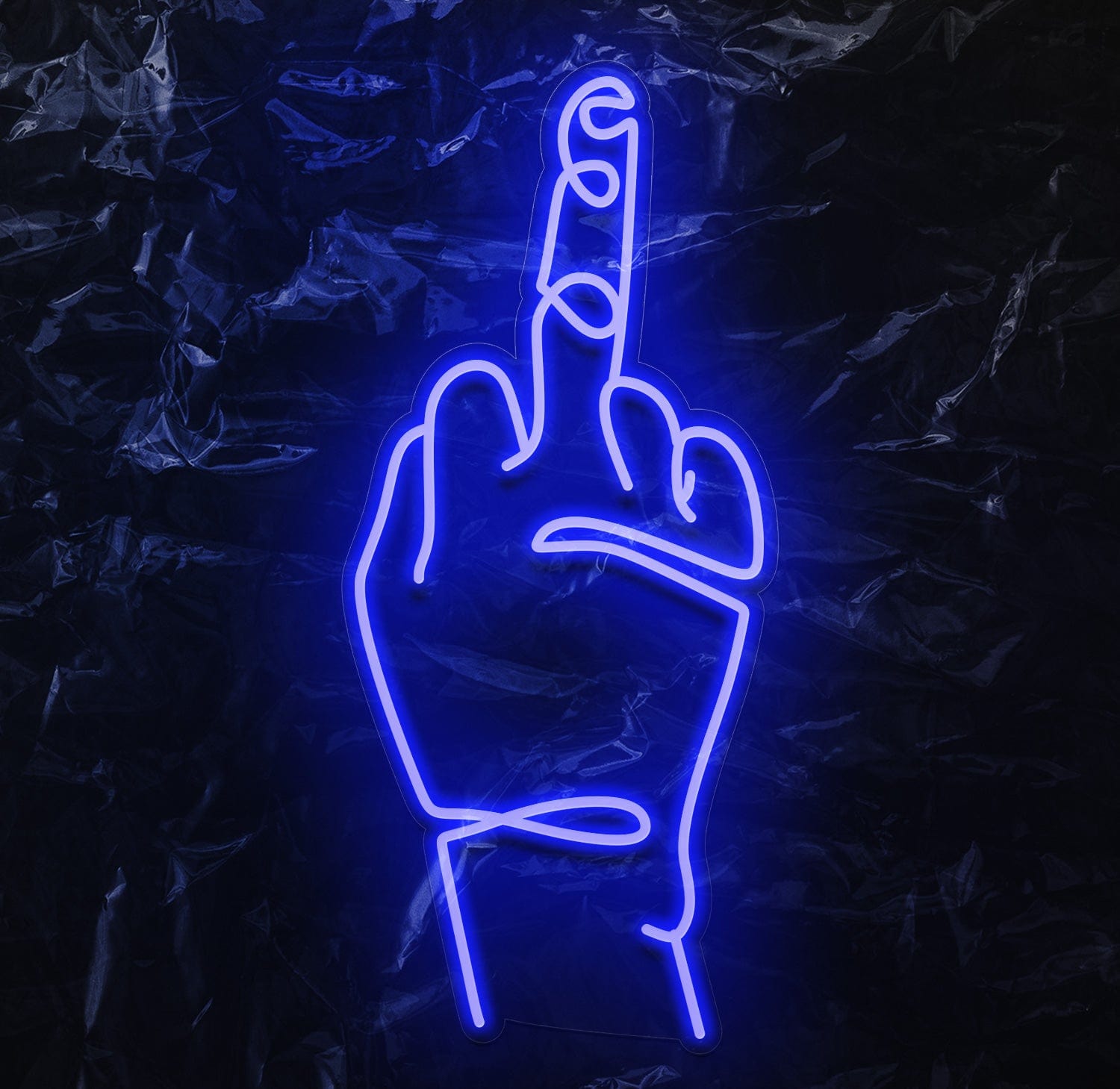 " Finger" LED Neonschild - NEONEVERGLOW