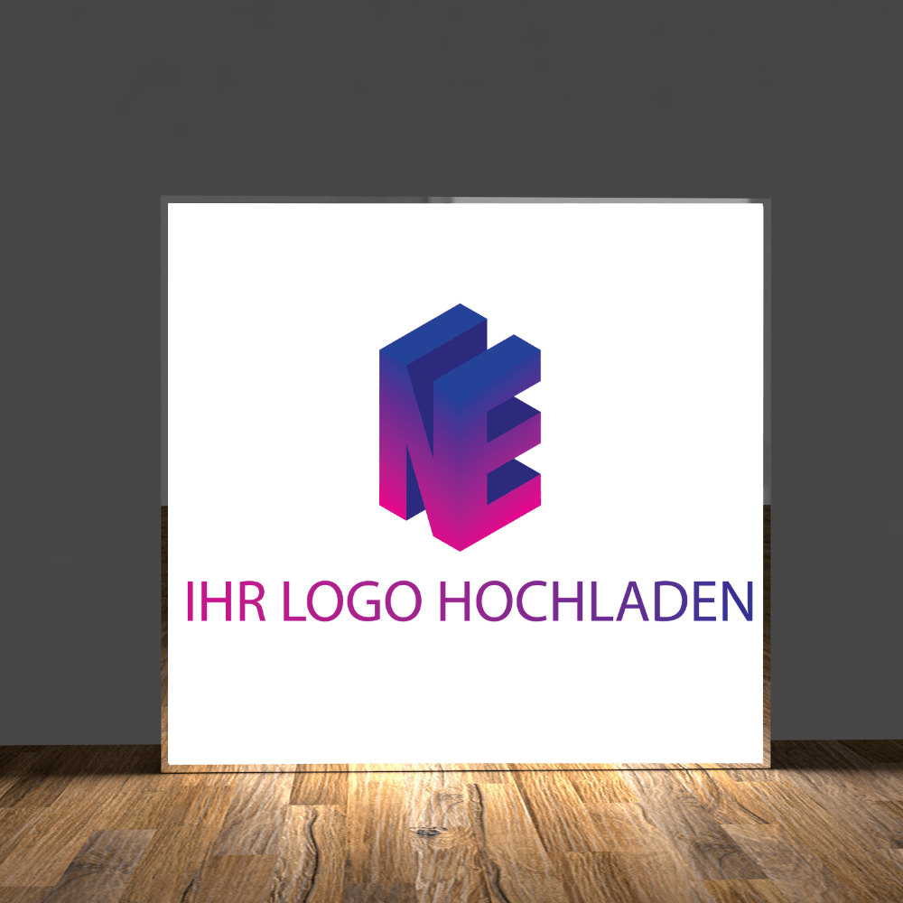 3D LED Leuchtkasten [ Quadrat ] - Personalisieren - NEONEVERGLOW