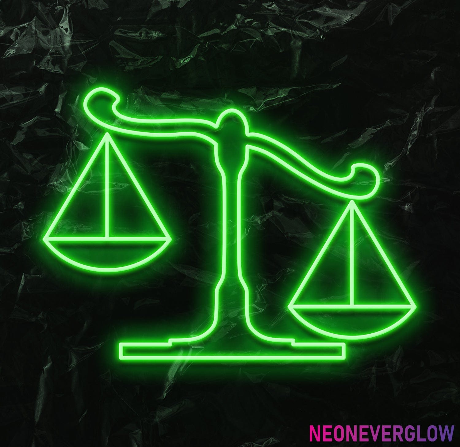 " Waage" LED Neonschild - NEONEVERGLOW