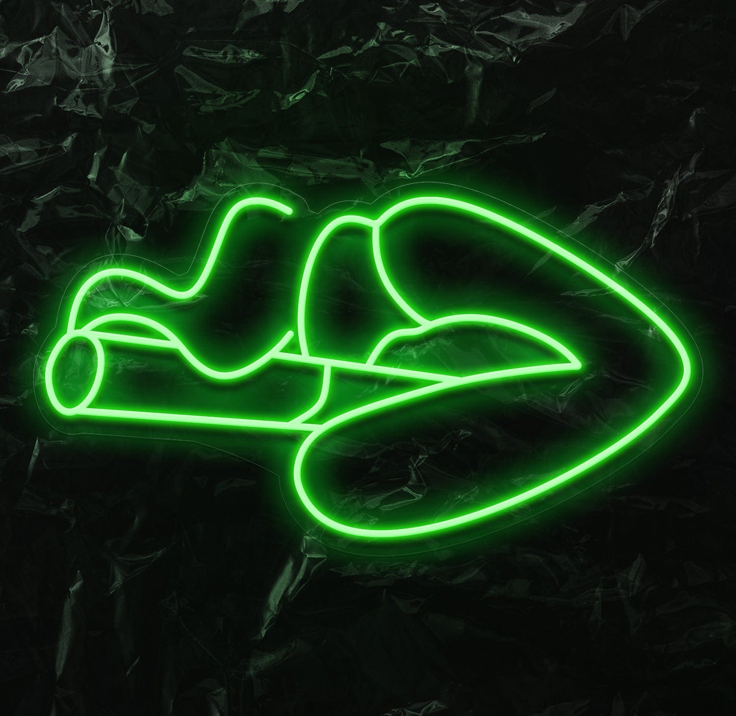 " Red Lips" LED Neonschild - NEONEVERGLOW