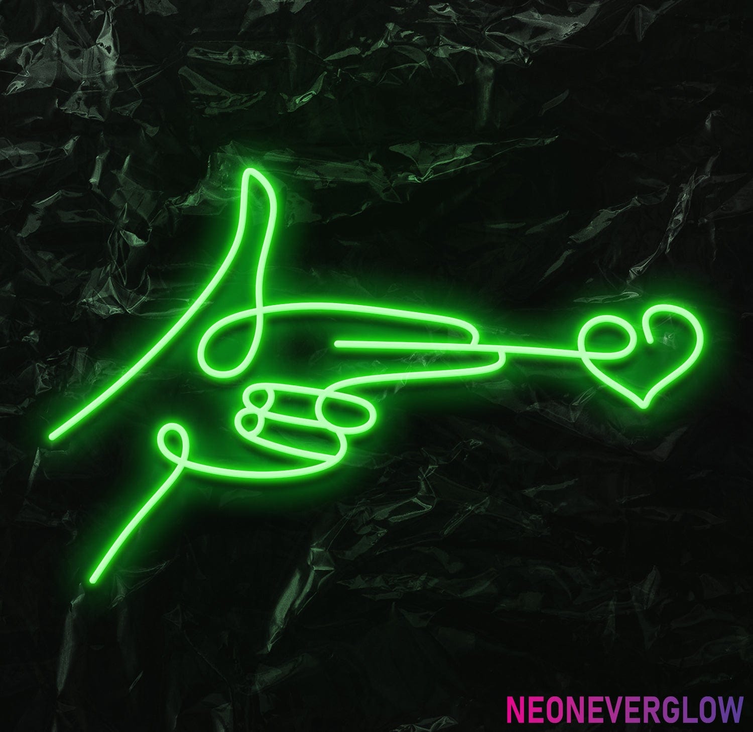 " Loveshot Liebe" LED Neonschild - NEONEVERGLOW