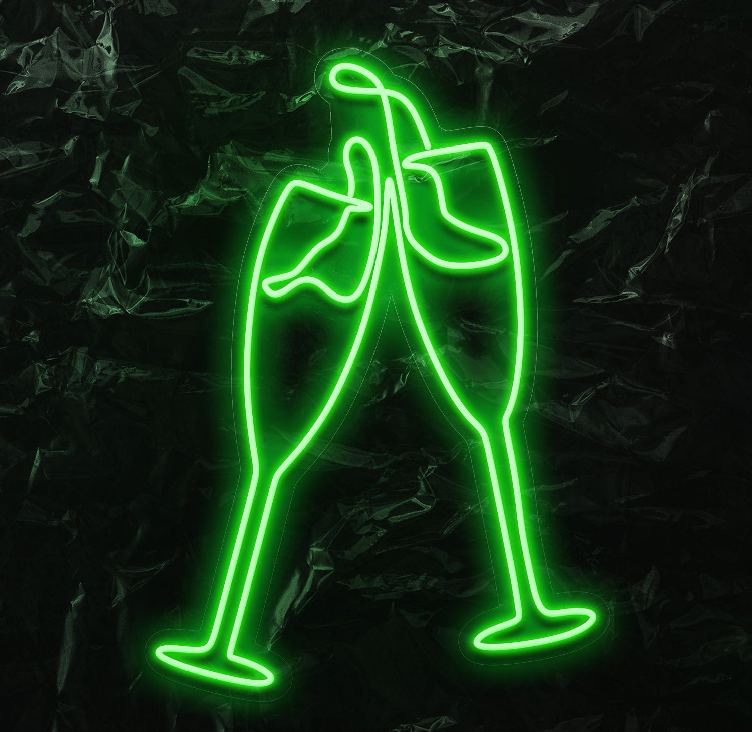 " Sektglas " LED Neonschild - NEONEVERGLOW