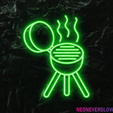 " Grillen" LED Neonschild - NEONEVERGLOW