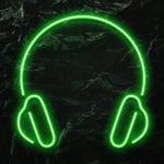 "Kopfhörer" LED Neonschild - NEONEVERGLOW