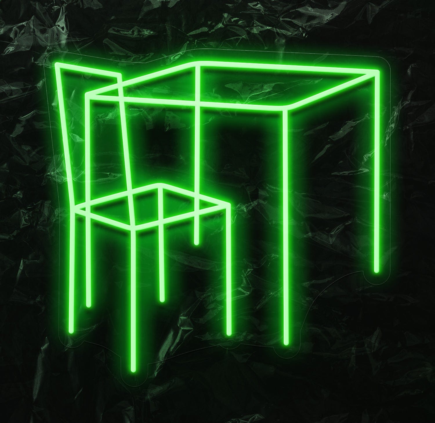 " Stuhl" LED Neonschild - NEONEVERGLOW