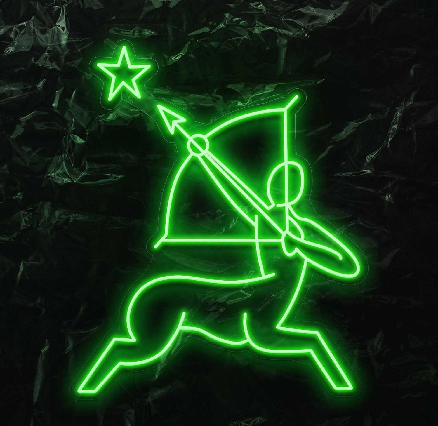 "Pfeilschütze" LED Neonschild - NEONEVERGLOW
