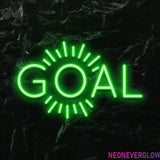 " Goal Ziele" LED Neonschild - NEONEVERGLOW