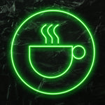 " Kaffee Cappucino" LED Neonschild - NEONEVERGLOW