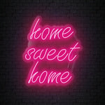 "Home Sweet Home" LED Neon Sign Schriftzug - NEONEVERGLOW