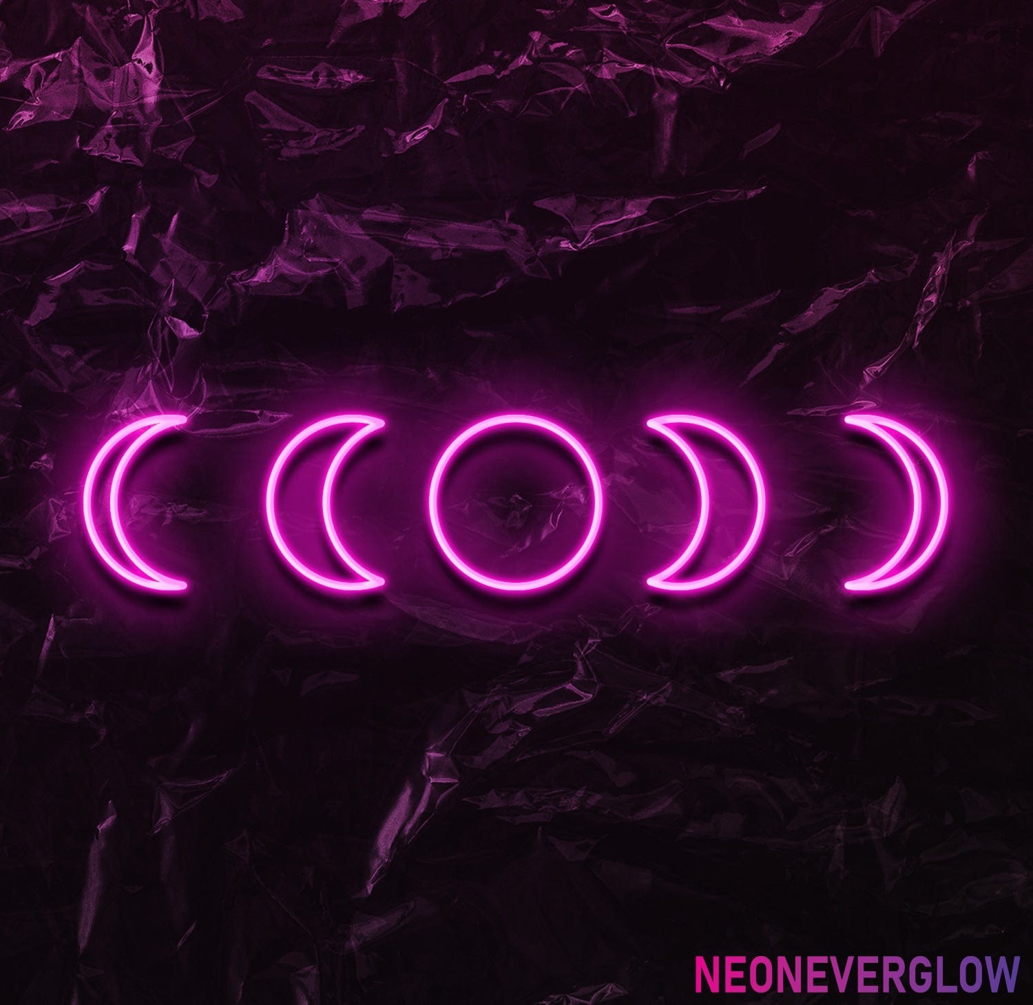 " Mond" LED Neonschild - NEONEVERGLOW