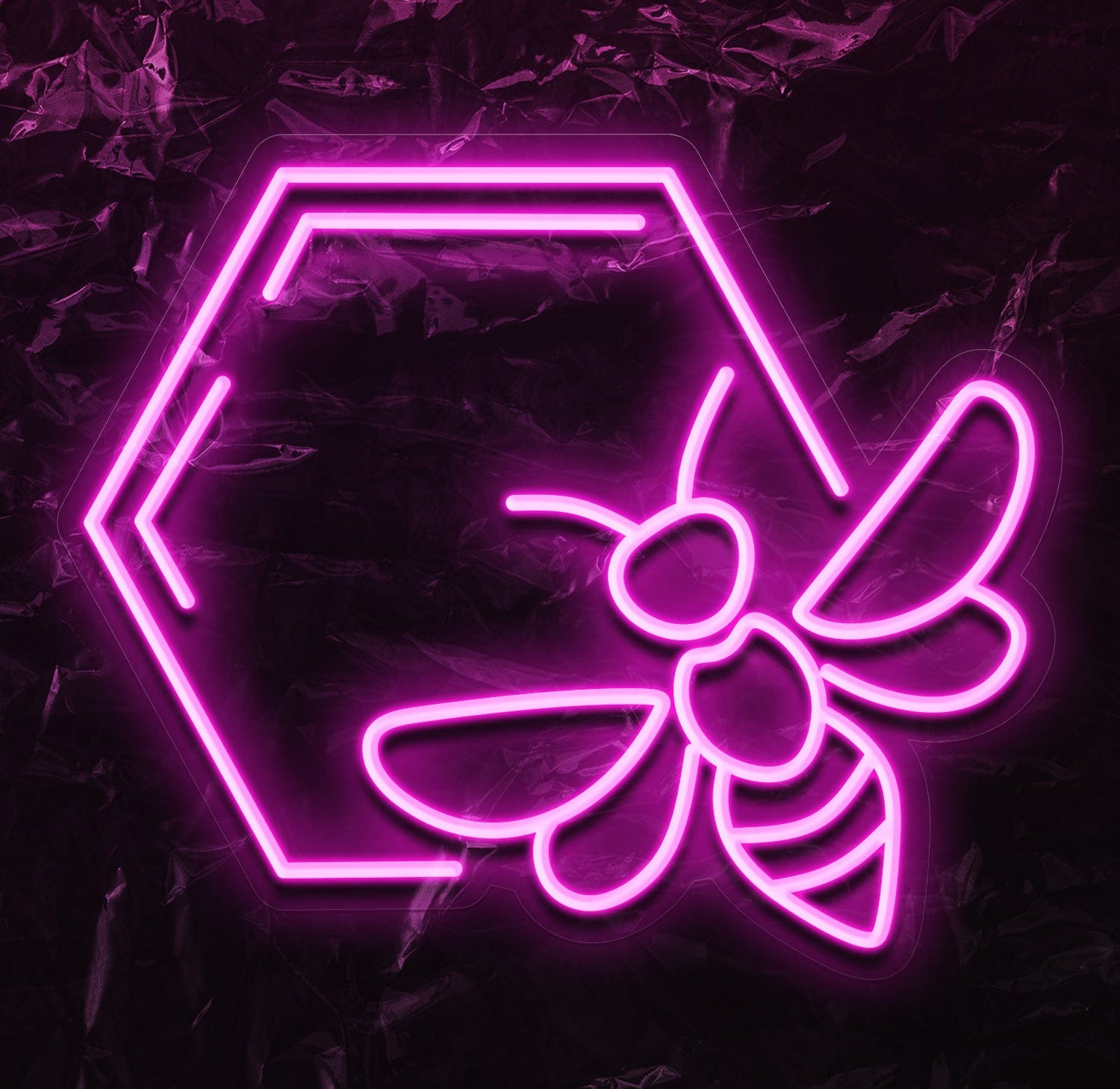 " Biene " LED Neonschild - NEONEVERGLOW