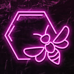 " Biene " LED Neonschild - NEONEVERGLOW