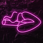 " Red Lips" LED Neonschild - NEONEVERGLOW