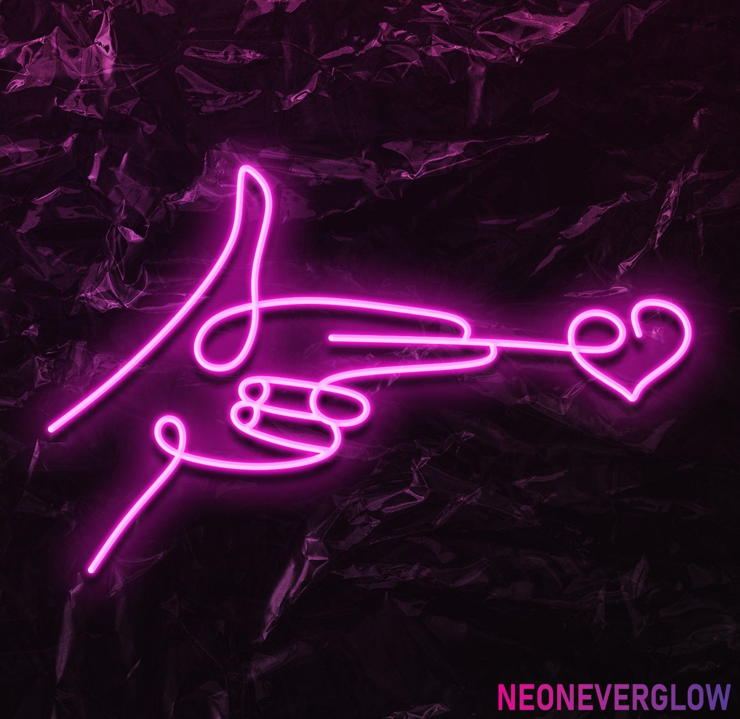 " Loveshot Liebe" LED Neonschild - NEONEVERGLOW