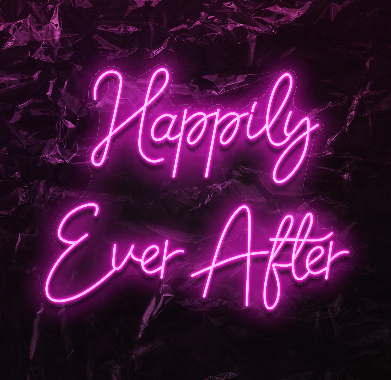 " Happily Ever After" LED Neon Schriftzug - NEONEVERGLOW