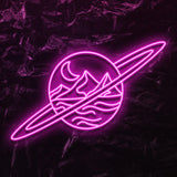 " Welt" LED Neonschild - NEONEVERGLOW
