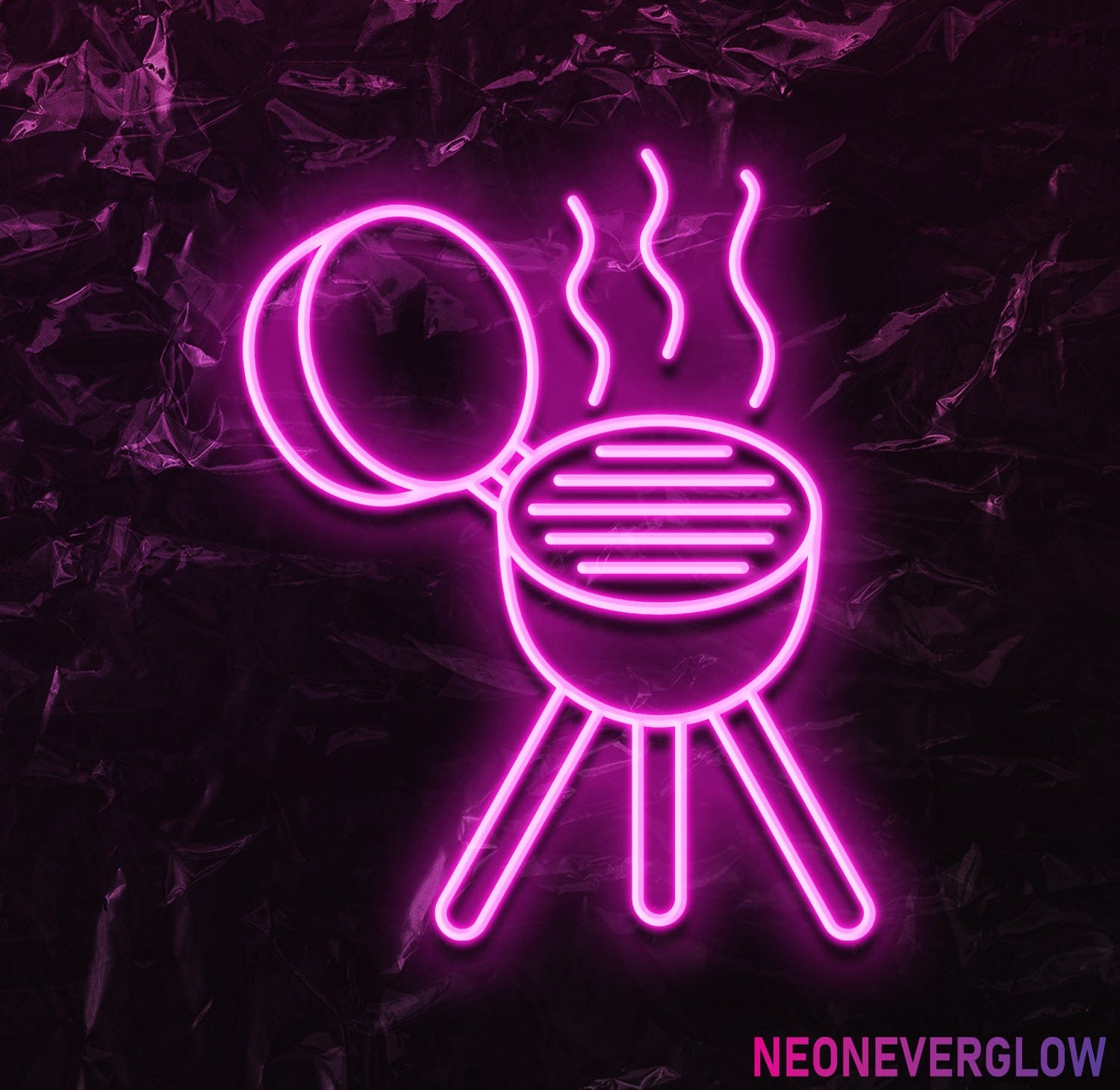 " Grillen" LED Neonschild - NEONEVERGLOW