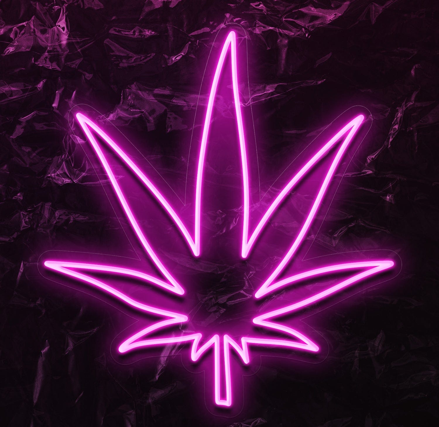 " Blatt" LED Neonschild - NEONEVERGLOW