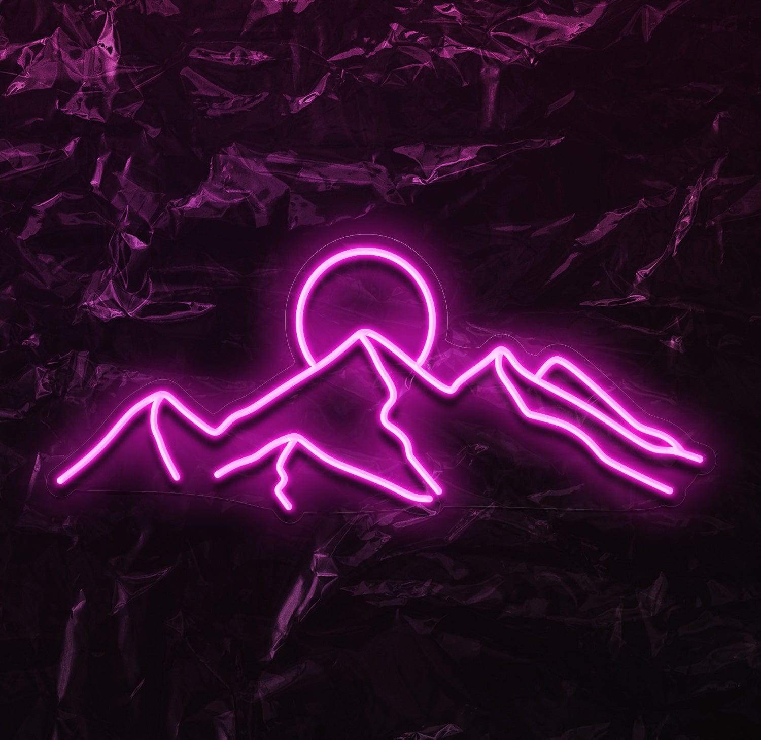 " Berge" LED Neonschild - NEONEVERGLOW