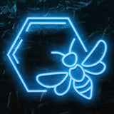 " Biene " LED Neonschild - NEONEVERGLOW