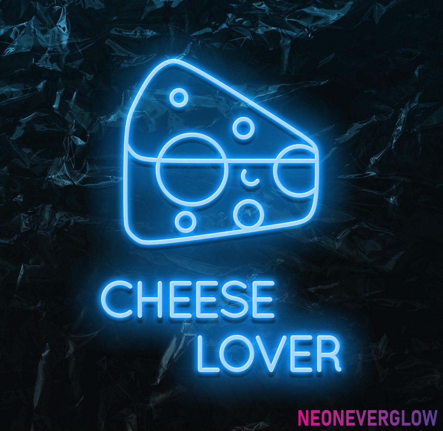 " Cheese Lover " LED Neonschild - NEONEVERGLOW