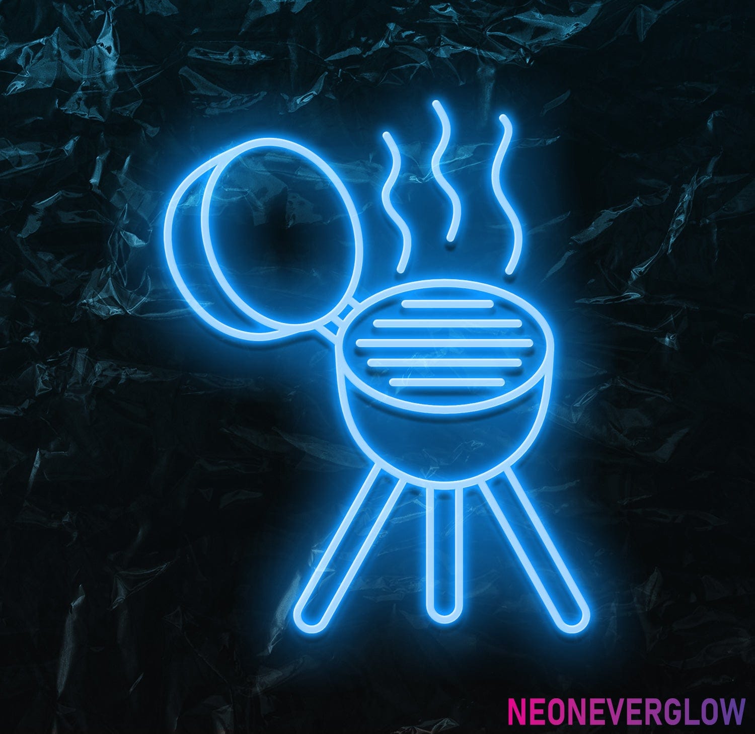 " Grillen" LED Neonschild - NEONEVERGLOW