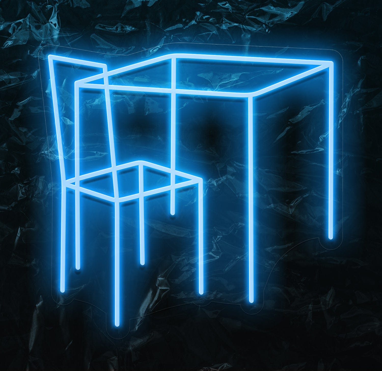 " Stuhl" LED Neonschild - NEONEVERGLOW