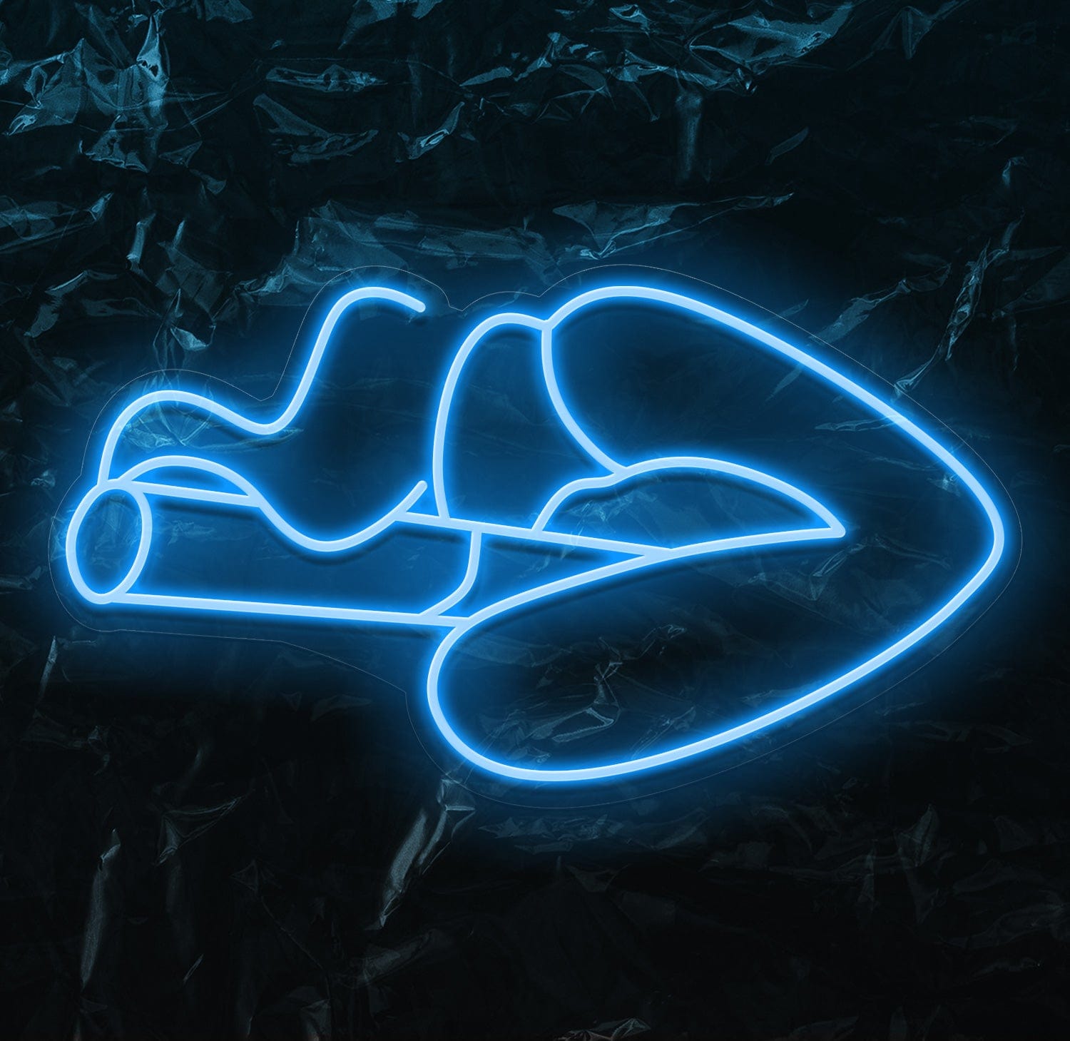 " Red Lips" LED Neonschild - NEONEVERGLOW