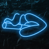 " Red Lips" LED Neonschild - NEONEVERGLOW