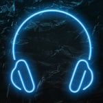 "Kopfhörer" LED Neonschild - NEONEVERGLOW