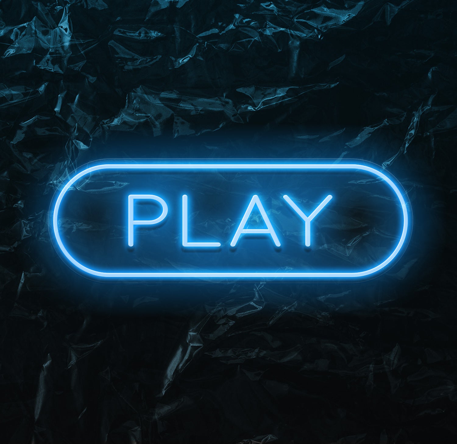 " Play" LED Neonschild - NEONEVERGLOW