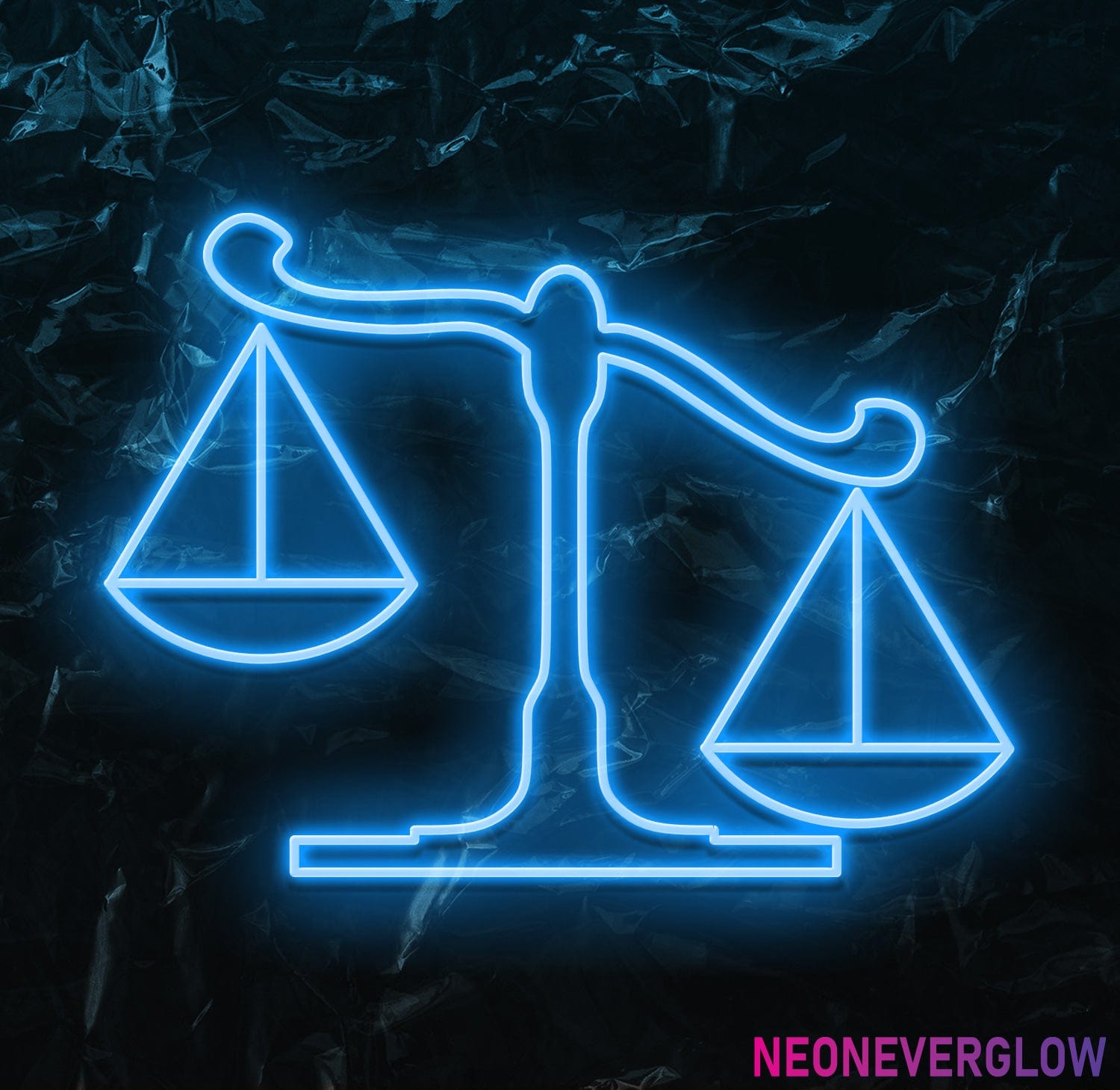 " Waage" LED Neonschild - NEONEVERGLOW