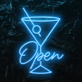 " Open " LED Neonschild - NEONEVERGLOW