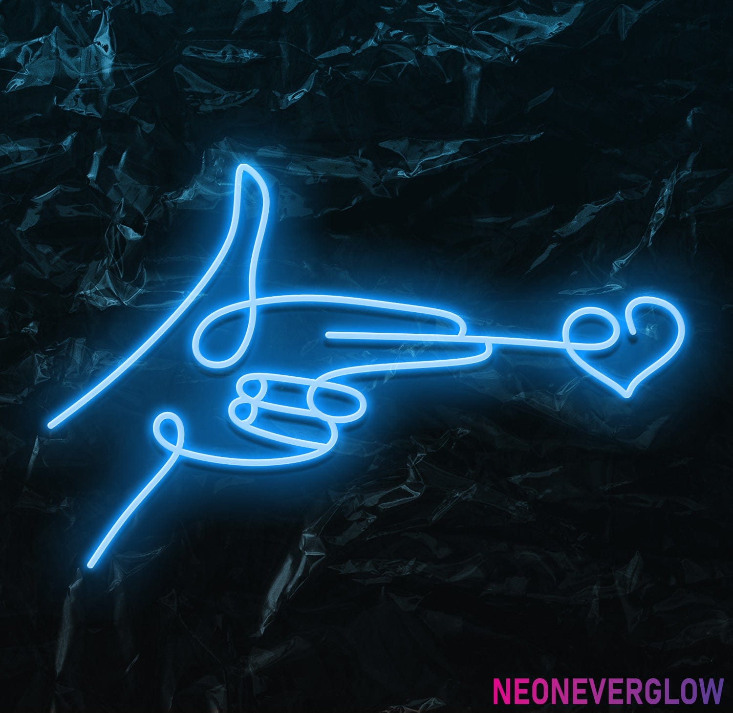 " Loveshot Liebe" LED Neonschild - NEONEVERGLOW