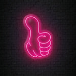"Thumps Up" LED Neonschild Sign Schriftzug - NEONEVERGLOW