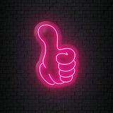 "Thumps Up" LED Neonschild Sign Schriftzug - NEONEVERGLOW